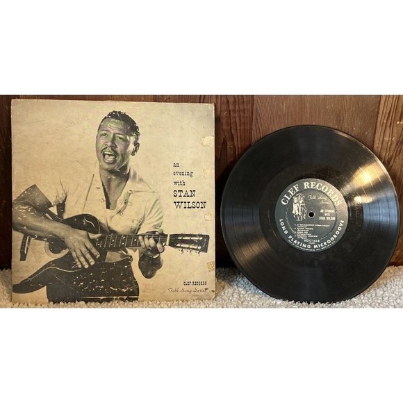 AN EVENING WITH STAN WILSON Clef Records MG C-163 10" Mono LP Vinyl Record - Picture 1 of 2